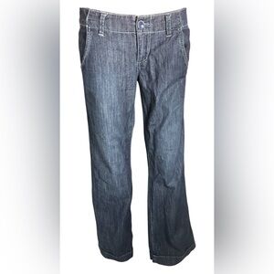 Classic Blue Denim Jeans Flare Leg